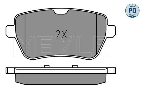 Bremsbelagsatz, Scheibenbremse MEYLE 025 250 7119/PD Bild Bremsbelagsatz, Scheibenbremse MEYLE 025 250 7119/PD