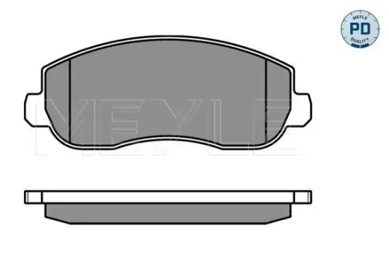 Bremsbelagsatz, Scheibenbremse MEYLE 025 251 4718/PD Bild Bremsbelagsatz, Scheibenbremse MEYLE 025 251 4718/PD