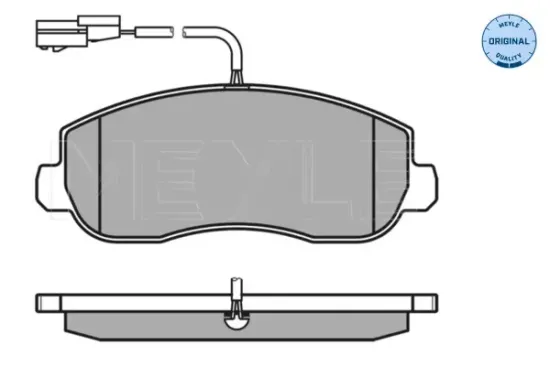 Bremsbelagsatz, Scheibenbremse Vorderachse MEYLE 025 251 4718/W Bild Bremsbelagsatz, Scheibenbremse Vorderachse MEYLE 025 251 4718/W