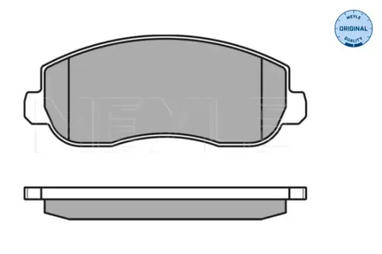 Bremsbelagsatz, Scheibenbremse Vorderachse MEYLE 025 251 4718/W Bild Bremsbelagsatz, Scheibenbremse Vorderachse MEYLE 025 251 4718/W