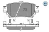 Bremsbelagsatz, Scheibenbremse Hinterachse MEYLE 025 259 6515/PD Bild Bremsbelagsatz, Scheibenbremse Hinterachse MEYLE 025 259 6515/PD