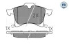 Bremsbelagsatz, Scheibenbremse Vorderachse MEYLE 025 283 3219/PD Bild Bremsbelagsatz, Scheibenbremse Vorderachse MEYLE 025 283 3219/PD