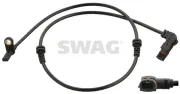 Sensor, Raddrehzahl Vorderachse links Vorderachse rechts SWAG 10 10 6208