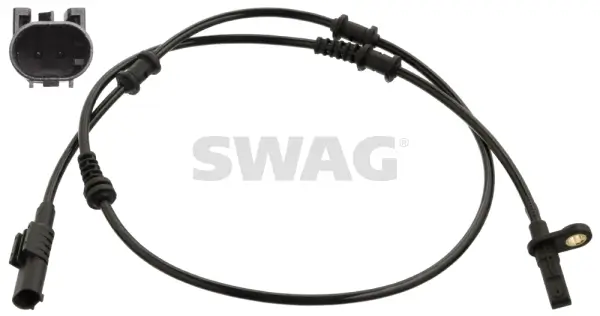 Sensor, Raddrehzahl Vorderachse links Vorderachse rechts SWAG 10 10 6704