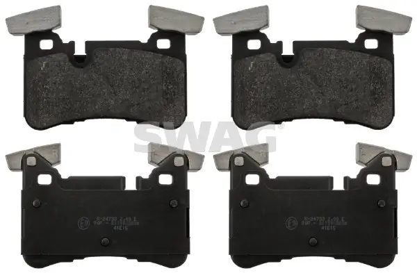 Bremsbelagsatz, Scheibenbremse Hinterachse SWAG 10 11 6132