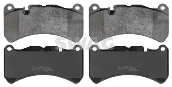 Bremsbelagsatz, Scheibenbremse Vorderachse SWAG 10 11 6138 Bild Bremsbelagsatz, Scheibenbremse Vorderachse SWAG 10 11 6138