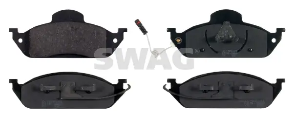 Bremsbelagsatz, Scheibenbremse Vorderachse SWAG 10 91 6410