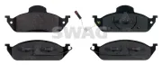 Bremsbelagsatz, Scheibenbremse Vorderachse SWAG 10 91 6410