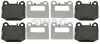 Bremsbelagsatz, Scheibenbremse Hinterachse SWAG 10 91 6437