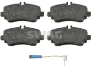 Bremsbelagsatz, Scheibenbremse Vorderachse SWAG 10 91 6439