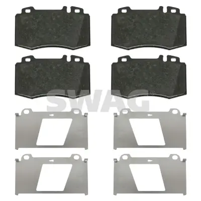 Bremsbelagsatz, Scheibenbremse Vorderachse SWAG 10 91 6481