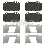 Bremsbelagsatz, Scheibenbremse Vorderachse SWAG 10 91 6481