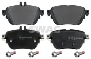 Bremsbelagsatz, Scheibenbremse Hinterachse SWAG 10 91 6970