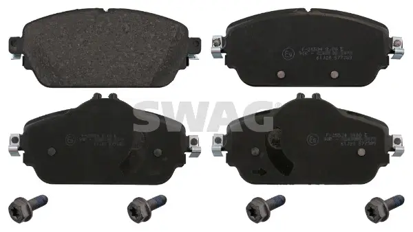 Bremsbelagsatz, Scheibenbremse Vorderachse SWAG 10 91 6988