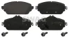 Bremsbelagsatz, Scheibenbremse Vorderachse SWAG 10 91 6988
