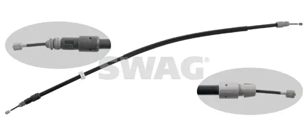 Seilzug, Feststellbremse hinten links hinten rechts SWAG 10 93 4908