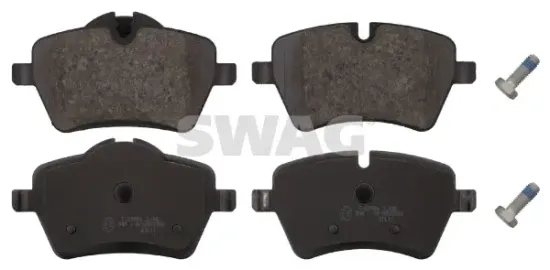 Bremsbelagsatz, Scheibenbremse Vorderachse SWAG 11 91 6727 Bild Bremsbelagsatz, Scheibenbremse Vorderachse SWAG 11 91 6727