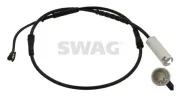 Warnkontakt, Bremsbelagverschleiß Vorderachse links Vorderachse rechts SWAG 11 93 6570