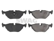 Bremsbelagsatz, Scheibenbremse Hinterachse SWAG 20 91 6176