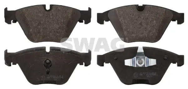 Bremsbelagsatz, Scheibenbremse Vorderachse SWAG 20 91 6728