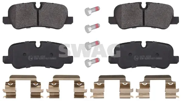 Bremsbelagsatz, Scheibenbremse Hinterachse SWAG 22 11 6118