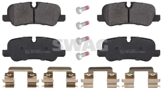 Bremsbelagsatz, Scheibenbremse Hinterachse SWAG 22 11 6118 Bild Bremsbelagsatz, Scheibenbremse Hinterachse SWAG 22 11 6118