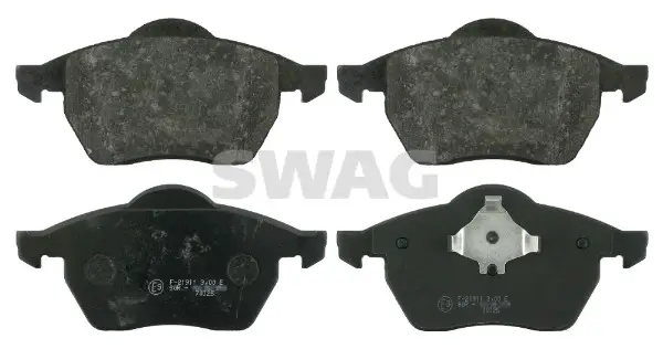 Bremsbelagsatz, Scheibenbremse Vorderachse SWAG 30 91 6280