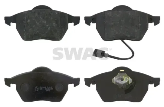 Bremsbelagsatz, Scheibenbremse Vorderachse SWAG 30 91 6334 Bild Bremsbelagsatz, Scheibenbremse Vorderachse SWAG 30 91 6334