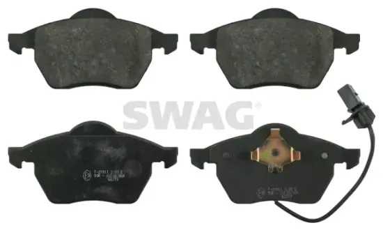 Bremsbelagsatz, Scheibenbremse Vorderachse SWAG 30 91 6398 Bild Bremsbelagsatz, Scheibenbremse Vorderachse SWAG 30 91 6398