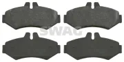 Bremsbelagsatz, Scheibenbremse Hinterachse SWAG 30 91 6450