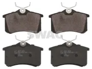 Bremsbelagsatz, Scheibenbremse Hinterachse SWAG 30 91 6488