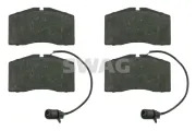 Bremsbelagsatz, Scheibenbremse Vorderachse SWAG 30 91 6528