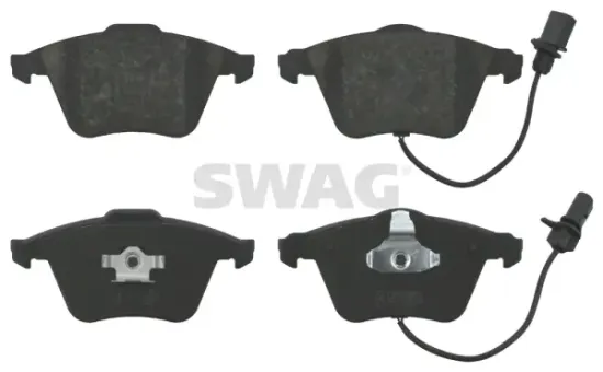 Bremsbelagsatz, Scheibenbremse Vorderachse SWAG 30 91 6584 Bild Bremsbelagsatz, Scheibenbremse Vorderachse SWAG 30 91 6584