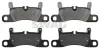 Bremsbelagsatz, Scheibenbremse Hinterachse SWAG 30 91 6809