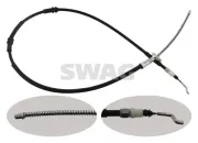 Seilzug, Feststellbremse hinten rechts hinten links SWAG 30 93 6711