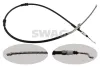 Seilzug, Feststellbremse hinten links hinten rechts SWAG 30 93 6712