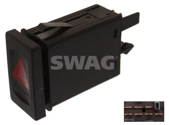 Warnblinkschalter 12 V SWAG 30 94 4701 Bild Warnblinkschalter 12 V SWAG 30 94 4701