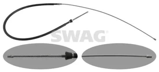 Seilzug, Feststellbremse hinten links hinten rechts SWAG 30 94 8331 Bild Seilzug, Feststellbremse hinten links hinten rechts SWAG 30 94 8331