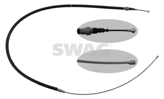 Seilzug, Feststellbremse hinten links hinten rechts SWAG 30 94 9624 Bild Seilzug, Feststellbremse hinten links hinten rechts SWAG 30 94 9624