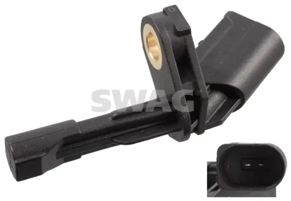 Sensor, Raddrehzahl Hinterachse links SWAG 32 92 3810
