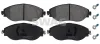 Bremsbelagsatz, Scheibenbremse Vorderachse SWAG 33 10 0088
