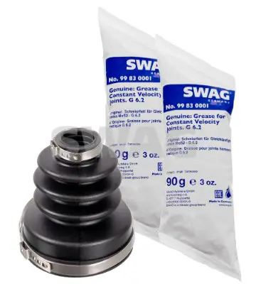 Faltenbalgsatz, Antriebswelle getriebeseitig Vorderachse links SWAG 33 10 1015