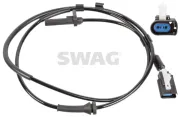Sensor, Raddrehzahl Hinterachse links SWAG 33 10 1204