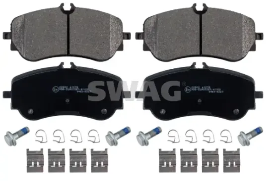 Bremsbelagsatz, Scheibenbremse Hinterachse SWAG 33 10 2612 Bild Bremsbelagsatz, Scheibenbremse Hinterachse SWAG 33 10 2612