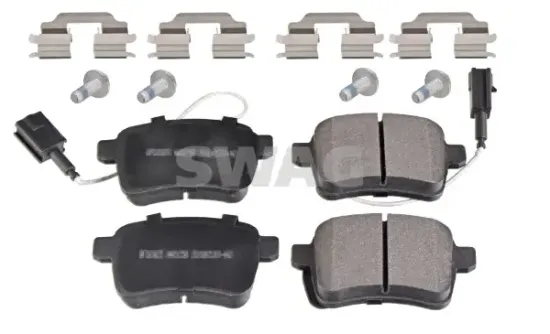Bremsbelagsatz, Scheibenbremse Hinterachse SWAG 33 10 2635 Bild Bremsbelagsatz, Scheibenbremse Hinterachse SWAG 33 10 2635