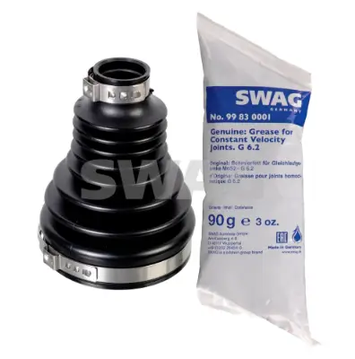 Faltenbalgsatz, Antriebswelle getriebeseitig Vorderachse links Vorderachse rechts SWAG 33 10 2769