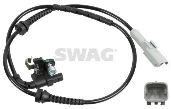 Sensor, Raddrehzahl Hinterachse links Hinterachse rechts SWAG 33 10 2894