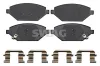 Bremsbelagsatz, Scheibenbremse Vorderachse SWAG 33 10 3020