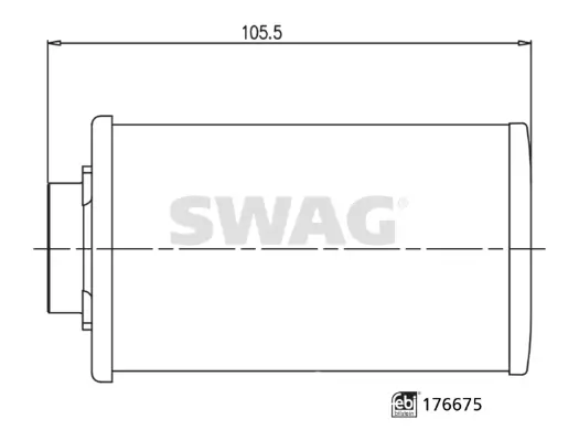 Hydraulikfilter, Automatikgetriebe SWAG 33 10 3673 Bild Hydraulikfilter, Automatikgetriebe SWAG 33 10 3673