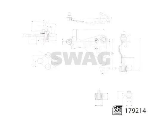 Lenker, Radaufhängung Vorderachse rechts unten SWAG 33 10 4827 Bild Lenker, Radaufhängung Vorderachse rechts unten SWAG 33 10 4827